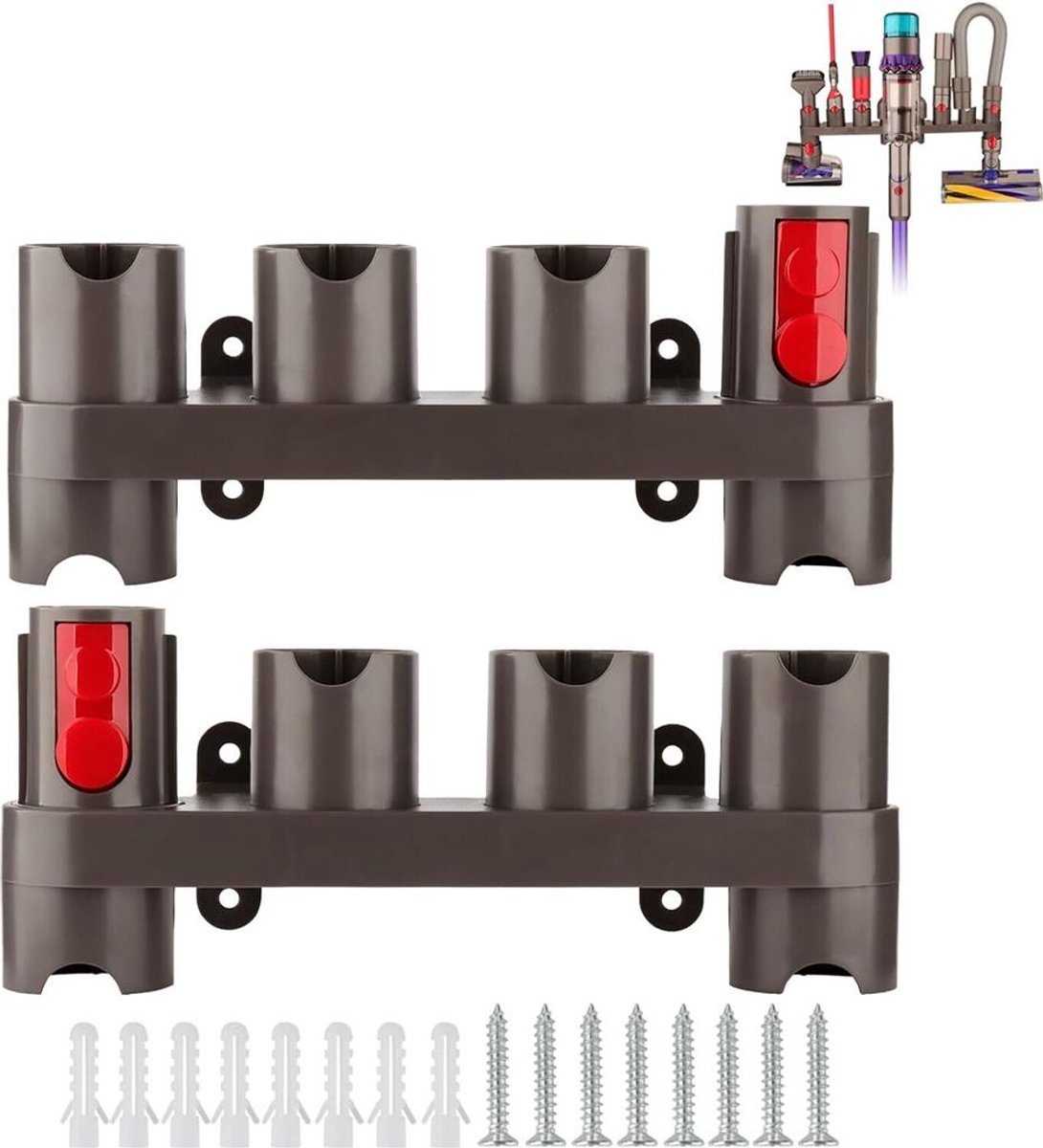 Wandgemonteerd accessoirerek Geschikt voor accessoires van de Gen5, G5, V15 en V12 stofzuigers