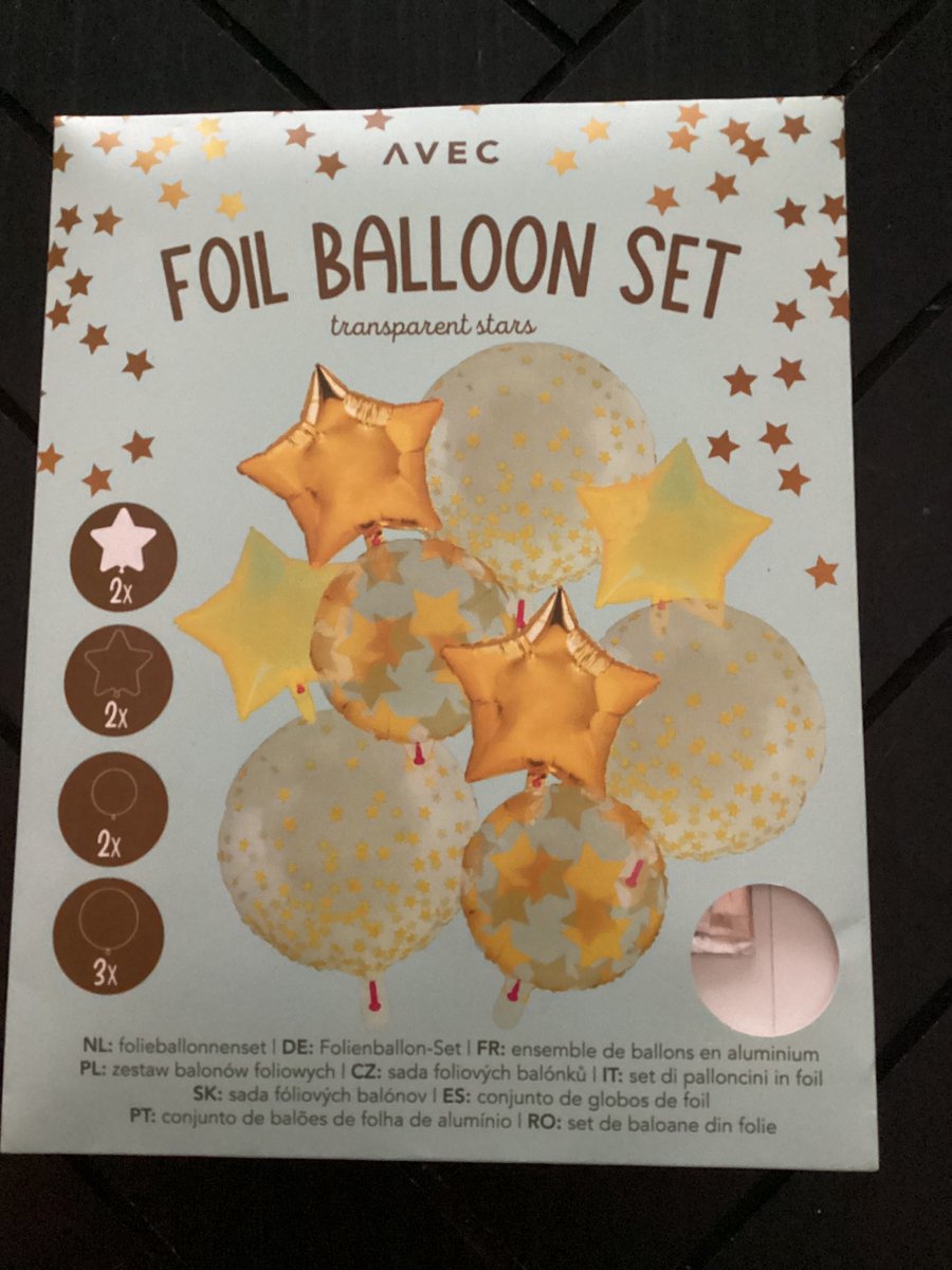 Foil balloon set