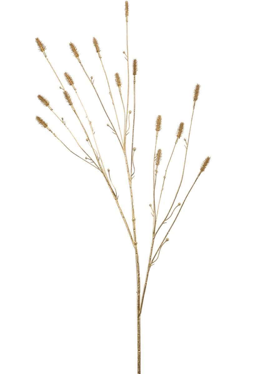 Kunsttak Sanguisorba Goud – Realistische Luxe Decoratie Tak Interieur