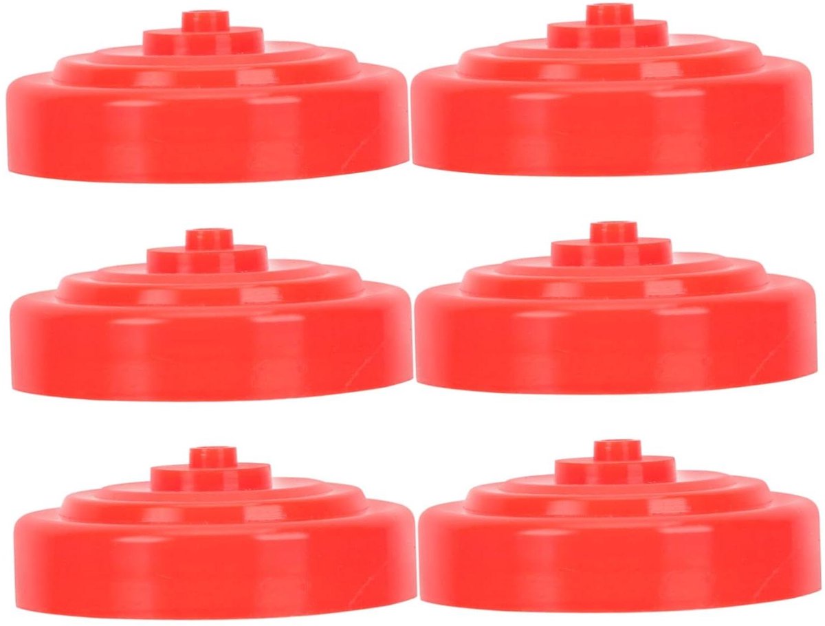 Thermometer Bescherming - Hoezen Set - Keuken Gebruik - Waterdicht Silicone - 6 Stuks - Rood