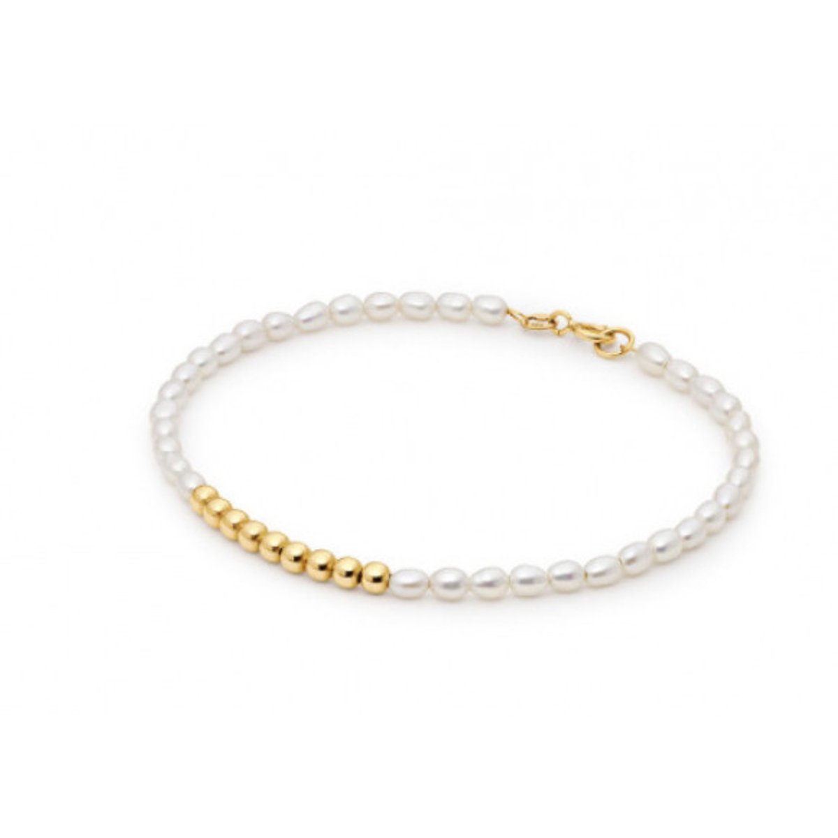 Jackie St Tropez Pearl Armbanden 14 Karaat Goud 18