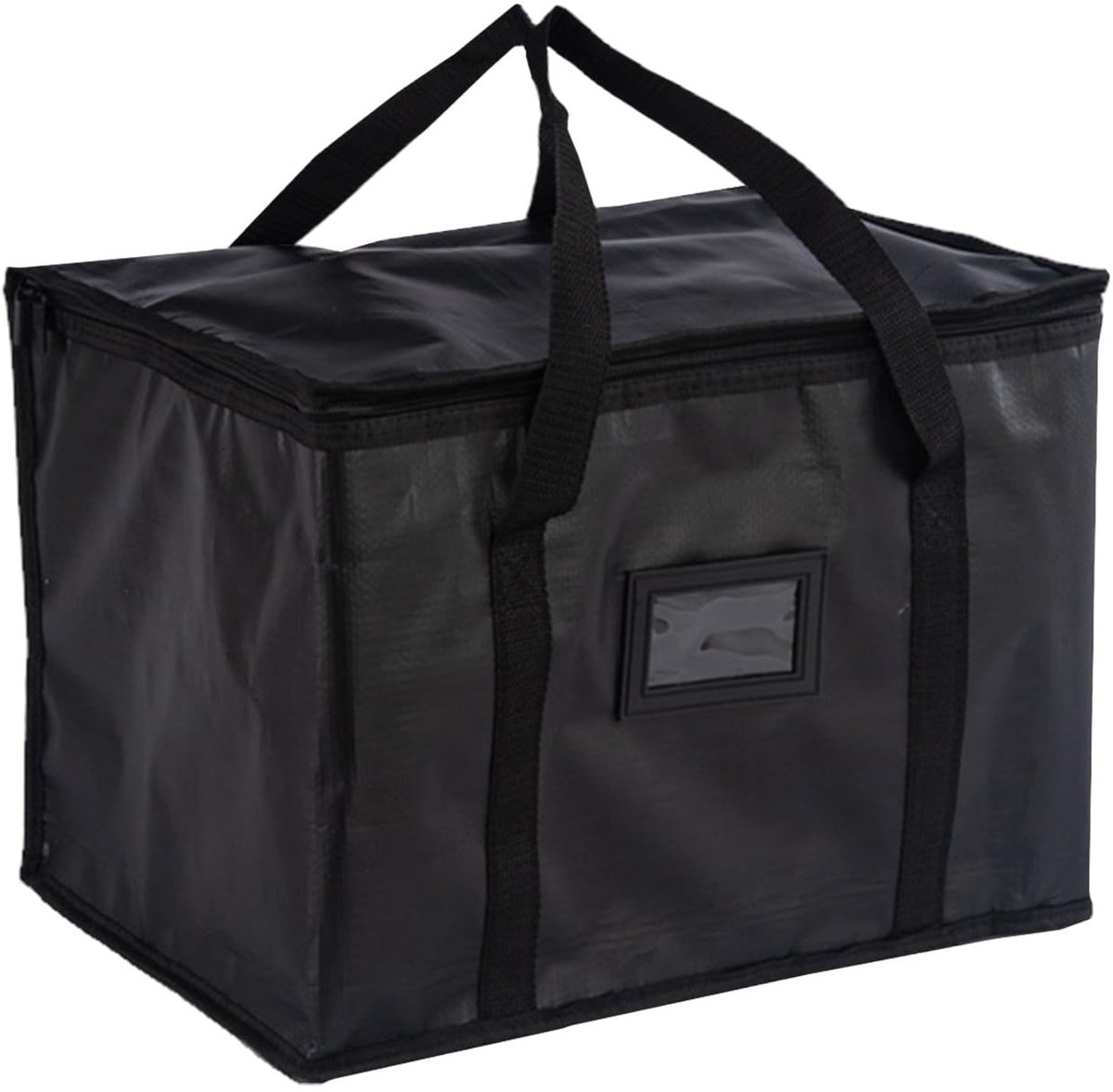 Jhubersproducts - Voedsellevertas - Draagbare Lunchtas - Grote Thermotas - Zwart - Picknicktas - Catering Koeltas - Geschikt voor Catering en Picknick