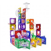 Magna Minds - Magnetic Tiles - Knikkerbaan - 150 stuks - Magnetisch Speelgoed - Constructie speelgoed - Magnetische tegels - Montessori speelgoed - Magnetic toys - Magnetische bouwstenen - Speelgoed Kinderen