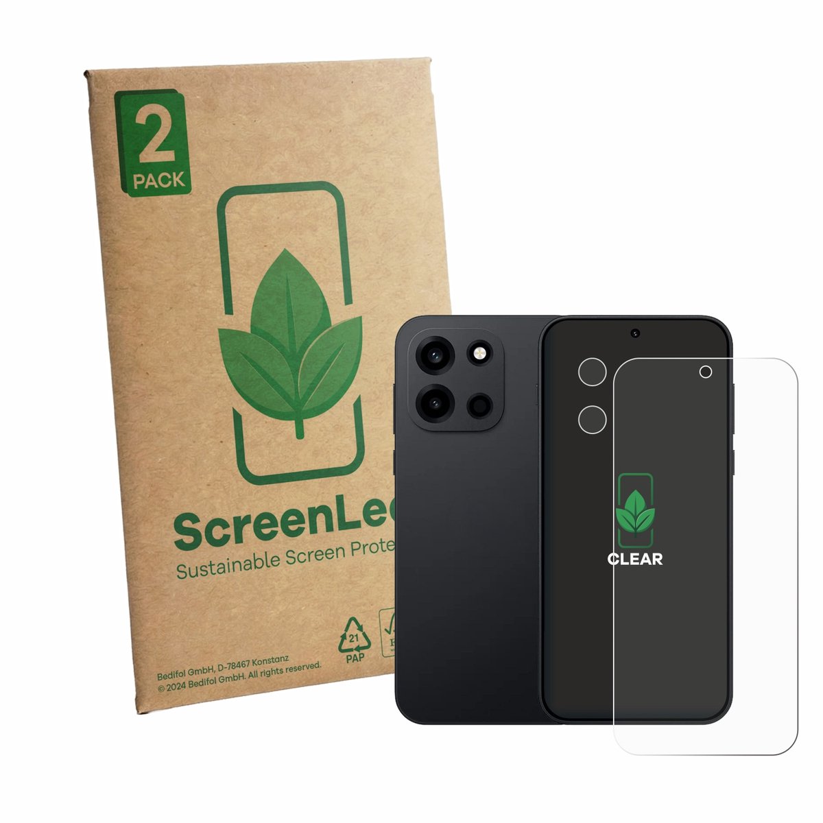 ScreenLeaf - Screenprotector voor OnePlus Nord 6 (Voor+Camera) - Duurzame schermbescherming Folie Beschermfolie transparant 2 Stuks