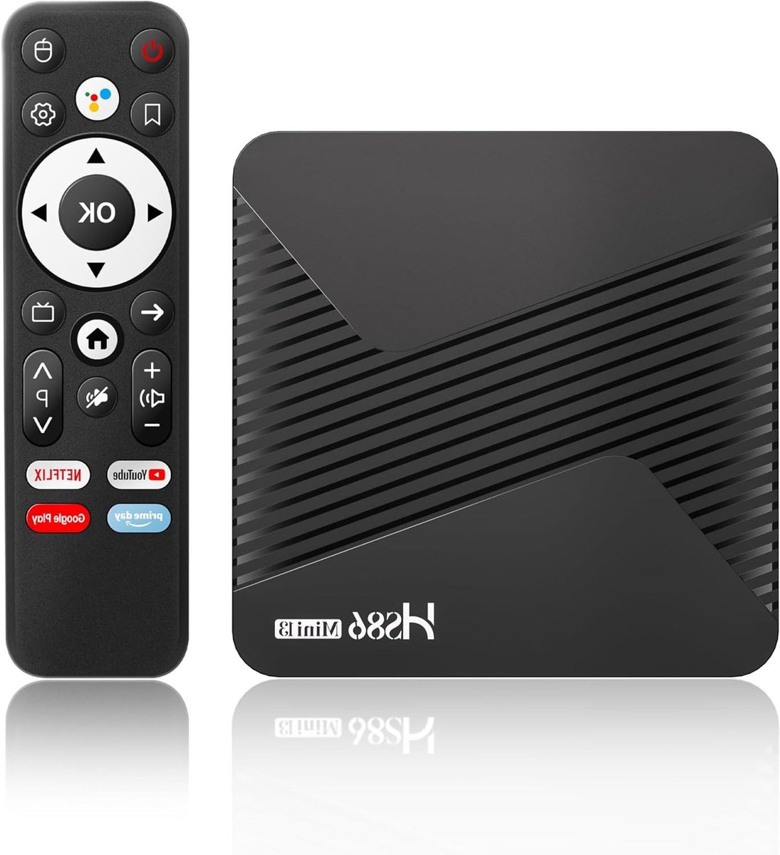 Smart TV Box - Mediabox Streaming - Films Kijken - Quad-Core Processor - 8.8 x 8.8 x 1.7 cm - Zwart