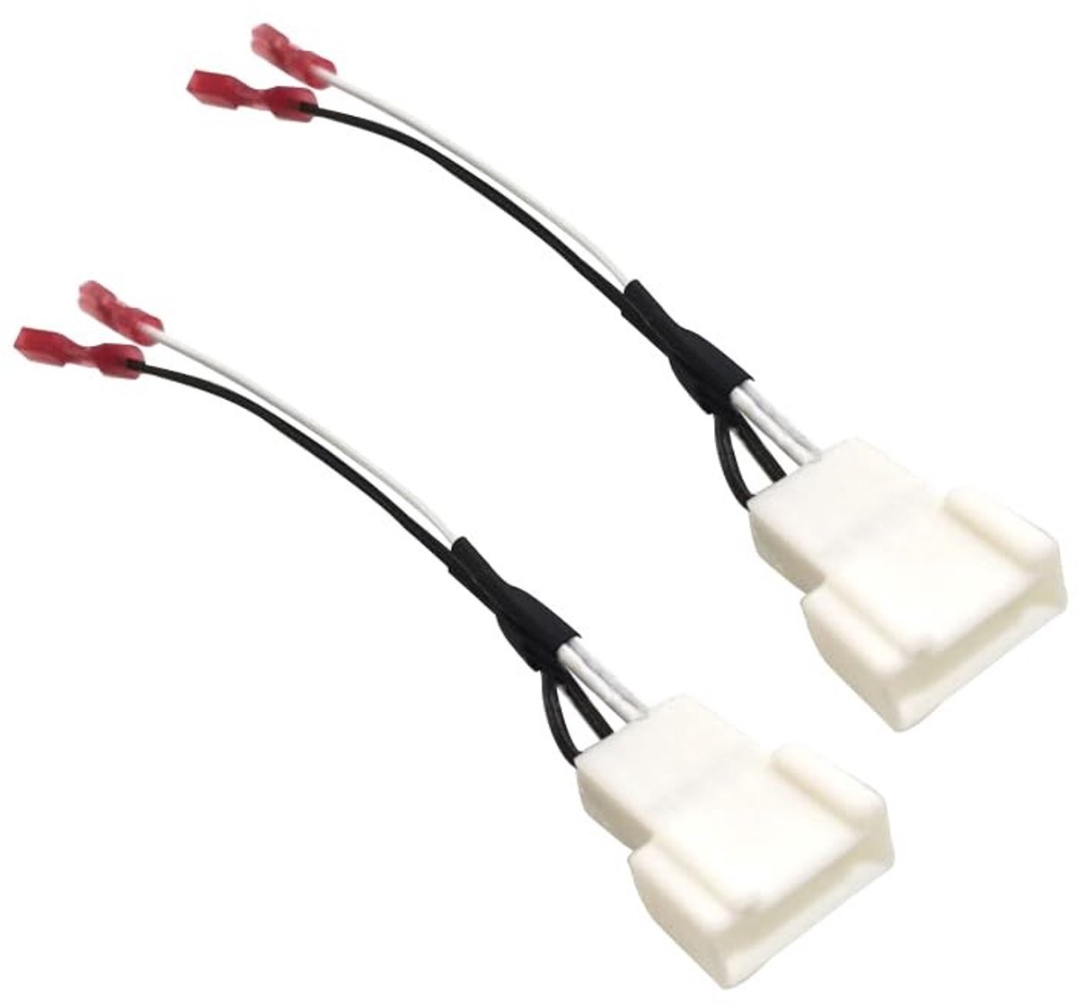 Dailygoods - Auto Speaker Connector - 4 stuks - Eenvoudige installatie - Wit - Draad Harnas Adapter - Geschikt voor Toyota en Subaru - 20,5 cm