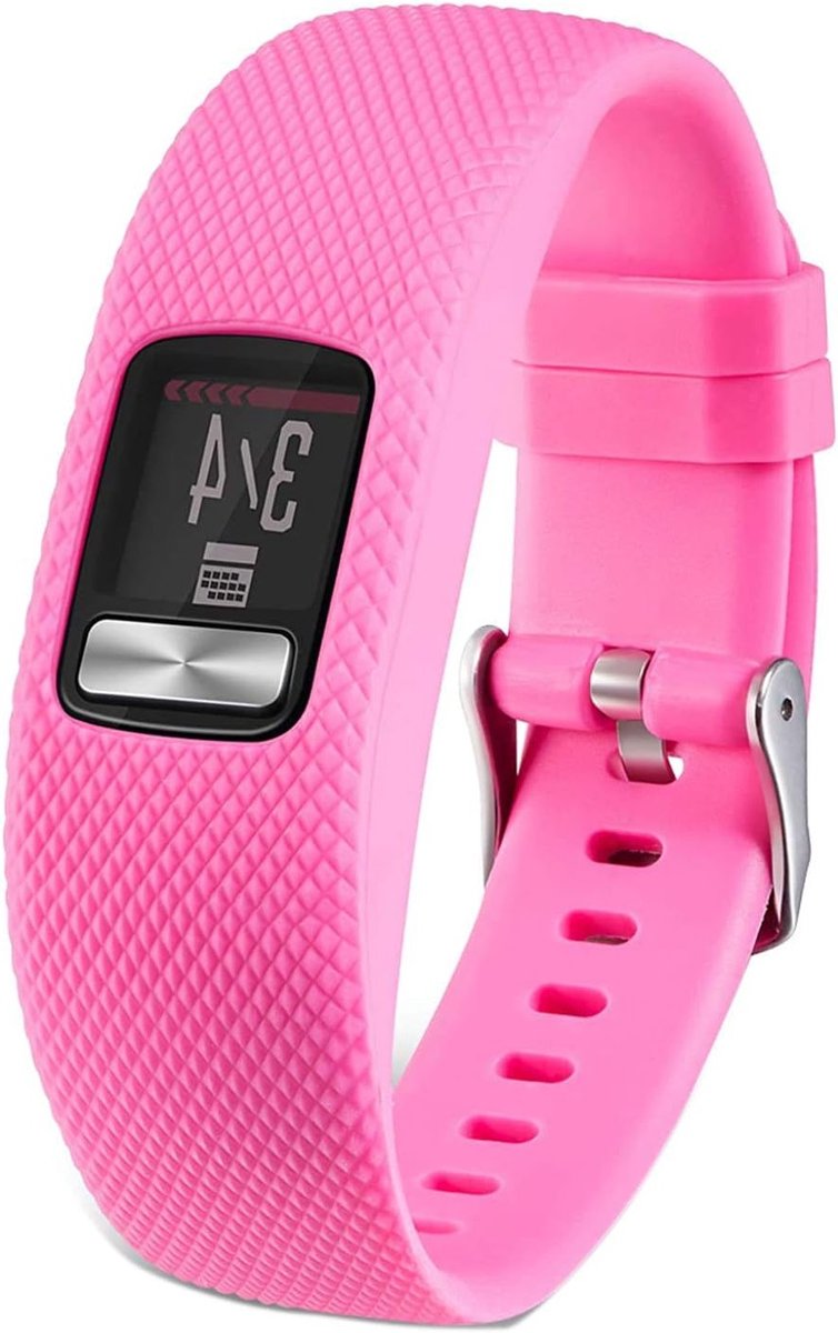 Silicone Vervangband voor Garmin Vivofit 4, Stevige Metalen Sluiting, Geschikt voor Dames en Heren, Diverse Maten en Kleuren