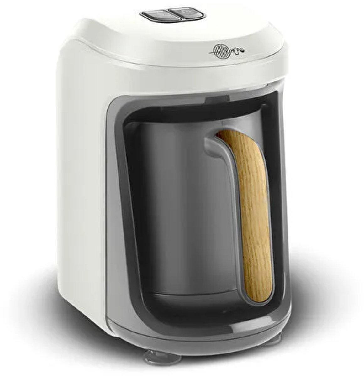 Karaca Hatır Hups - Melkopschuimende Turkse Koffiemachine – Wood Craft – 5 Kopjes – 535W