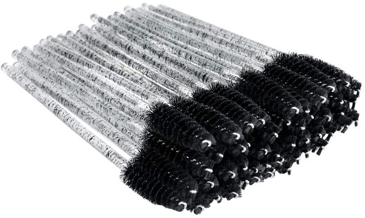 By shayne - Wegwerp wimperborstels - Zachte mascara-borstels - 50 stuks - Ideaal voor wimperverlenging - Perfect voor schoonheidsspecialisten - Handi.