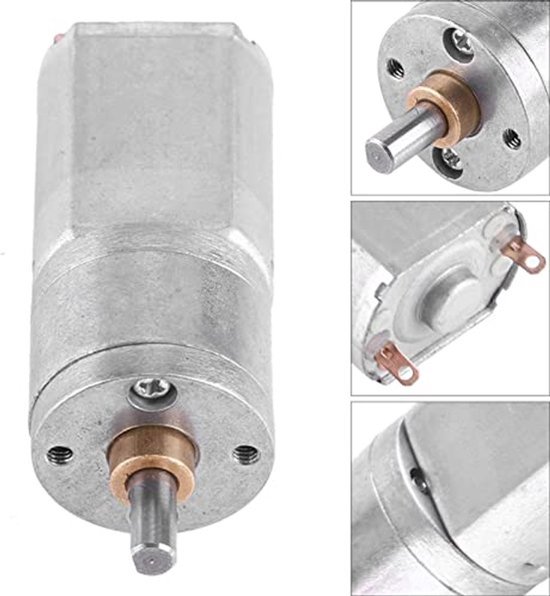 Snelheidsreducer Motor, DC 12V Hoge Koppel Elektrische Tandwielmotor voor DIY Model Motor (12V, 200 Rp)