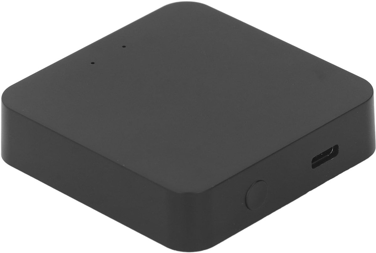 Elzusha - Bluetooth Gateway - Slimme Hub - Gemakkelijk te gebruiken - Zwart - Compatibel met Tuya - Voor woningbeveiliging - Geschikt voor slimme a...