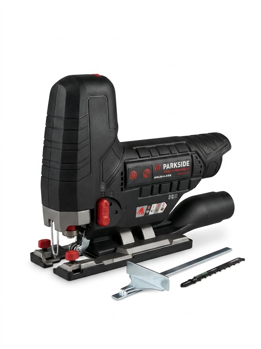 PARKSIDE PERFORMANCE® Accu-decoupeerzaag 12V zonder accu - Stationair toerental: 800/2800 min-¹ - Slaglengte: 20 mm - Incl. 2 hoogwaardige zaagbladen voor hout en metaal ("Swiss Made")