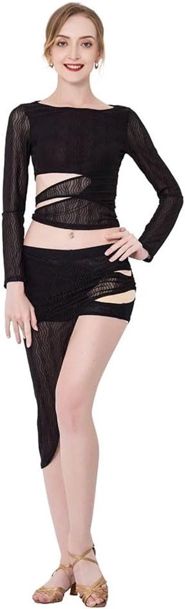 Belly Dance Training Kleding voor Vrouwen - Compleet Outfit met Top en Rok voor Dansers - Comfortabele en Stijlvolle Belly Dance Kleding