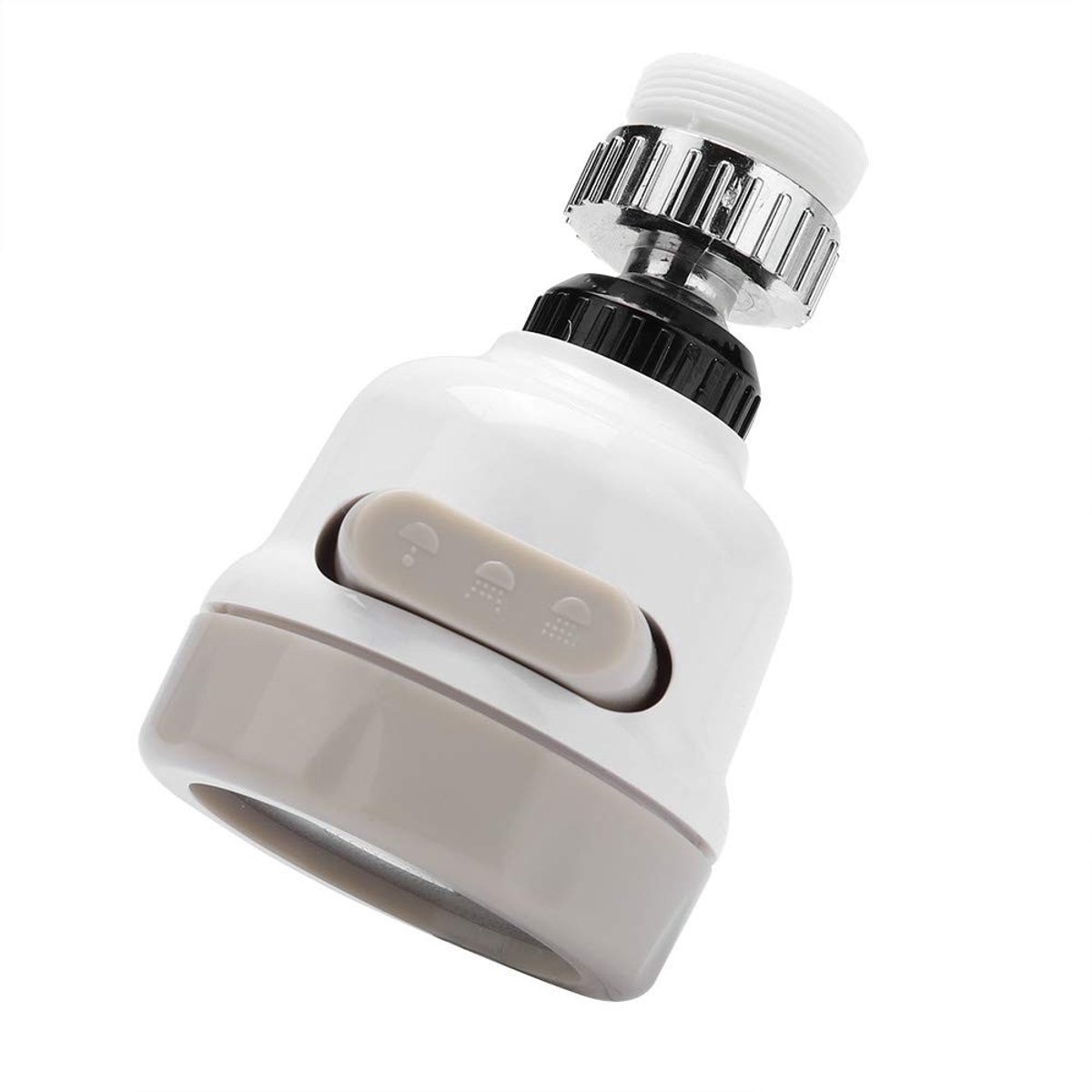 Dailygoods - Dailygoody - Water Tap Jet Regulator - Waterbesparende kraan - 360° draaibaar - Badkamer spray nozzle - 3 modi - Perfect voor dagelijks gebruik - St