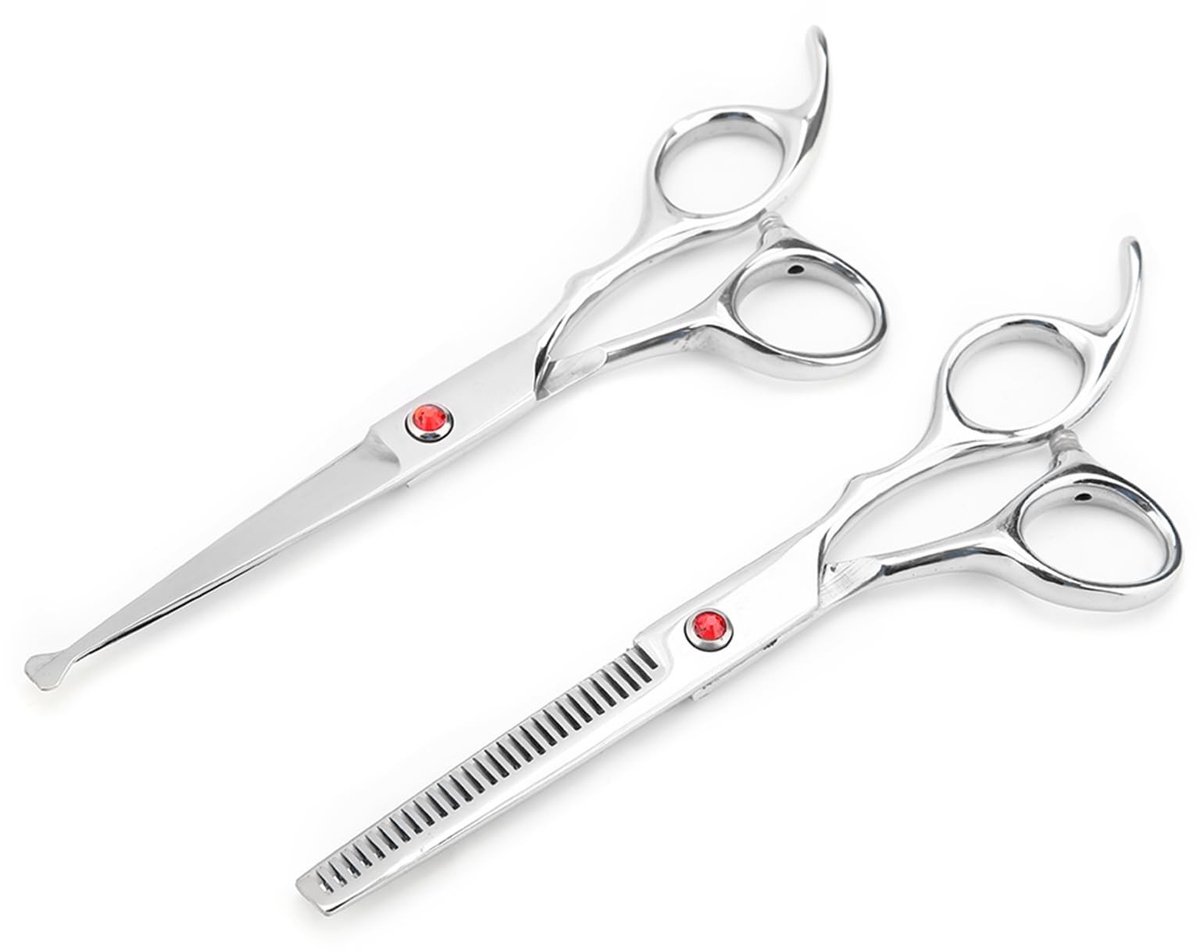 Dailygoods - Dailygoody - Professionele Haar Scharen Set voor Kinderen - Roestvrijstalen Scharen voor Thinnen en Knippen