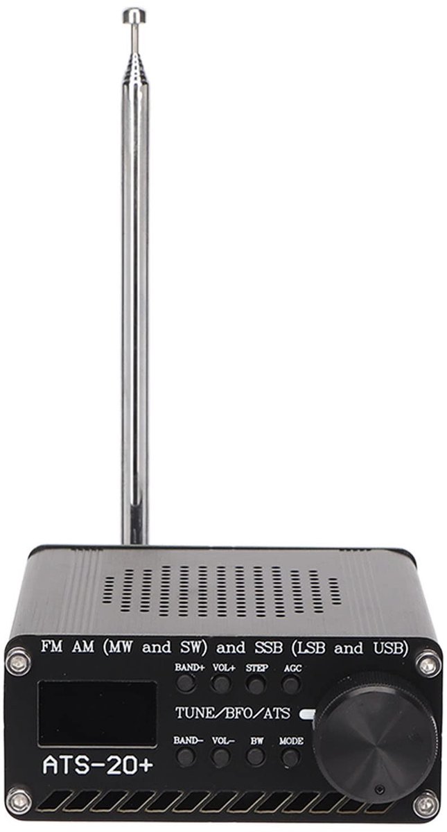 Dailygoody - Full-band Radio-Ontvanger - Draagbare Kortegolfradio - Ingebouwde Batterij - Lichtgewicht Formaat - Geschikt voor Kamperen - Digitale Ont