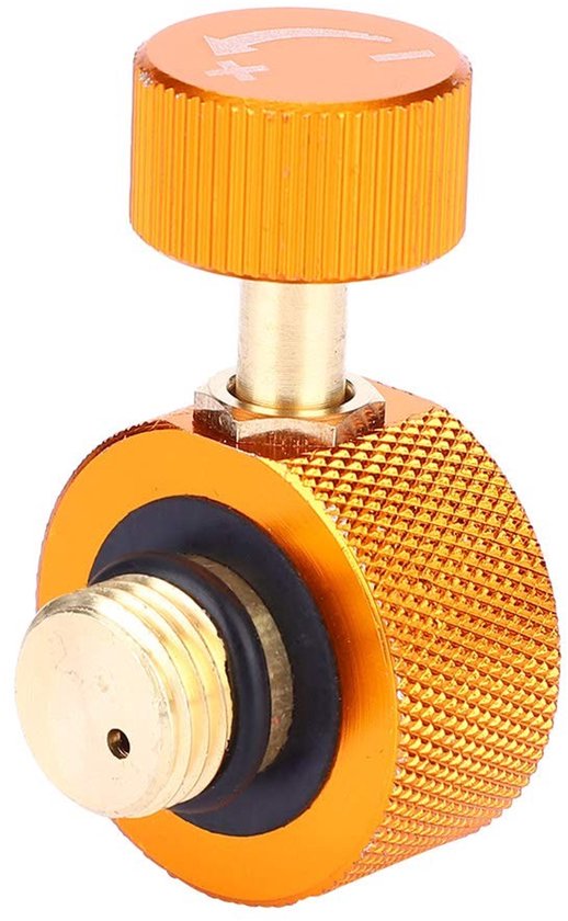 Dailygoods - Dailygoody - Gas Adapter - Camping Gas Adapter - Compact en Lichtgewicht - Koper - Geschikt voor Buiten koken - 4,98 x 3,99 x 3 cm van Dailygoods — afbeelding 5