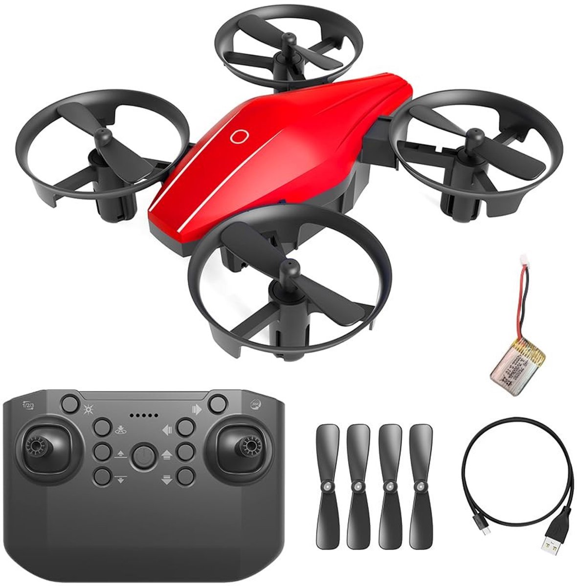 Dailygoody - Mini Drone - 3D Flip - Veilig en Duurzaam - Compact Formaat - Hoogsnelheids Rotatie - Geschikt voor Kinderen - 3 cm