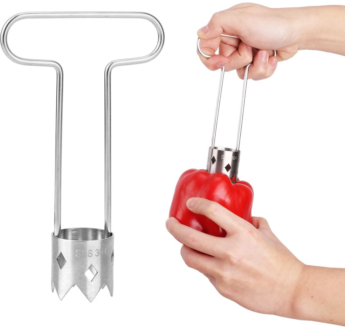 Dailygoods - Verbeterde Roestvrijstalen Fruit- en Groenteboor