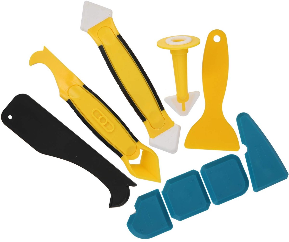 Dailygoods - Dailygoody - Voegen Reparatie Set - Voegkrabber - Hoogwaardig - Badkamer Raam Keuken - Tegel Voeg Verwijderen - Kit - Voegen Herstellen - Grijs Zwart ...