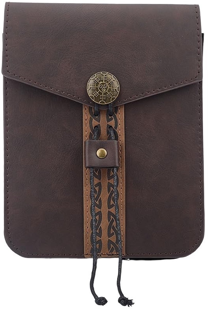 Dailygoods - Retro Middeleeuwse Heuptas van Kunstleer
