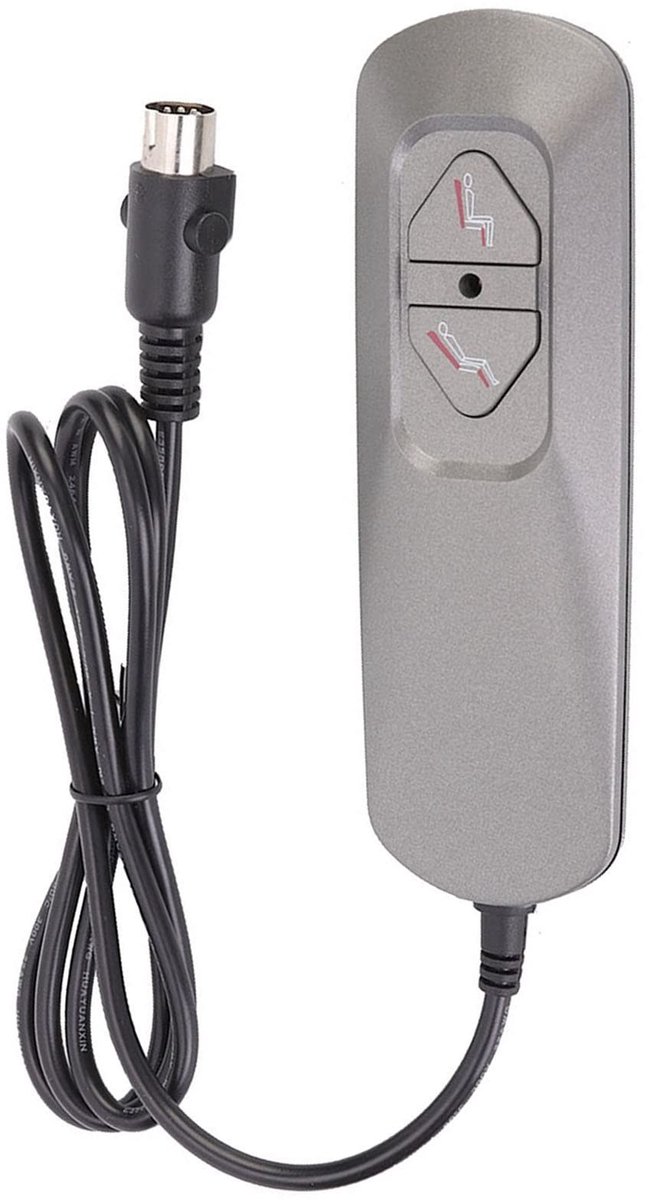 Dailygoody - Elektrische bankcontroller - Afstandsbediening - 2 knoppen - Vervangende controller - Voor fauteuils en sofa's - Perfect voor ontspa