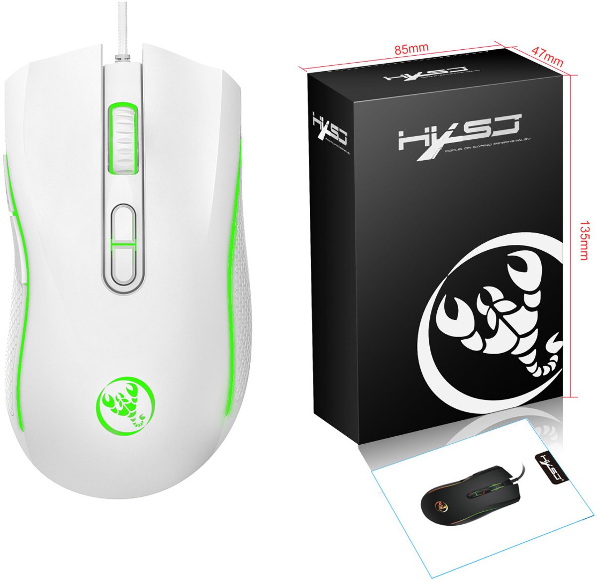 HXSJ A869 Bedrade Gaming Muis - 3200 DPI thumbnail 6