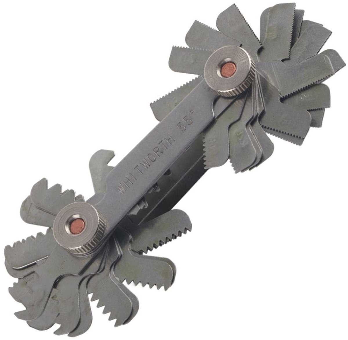 Dailygoody - Draadmeetgereedschap - Staal - Praktische tool voor metaalbewerking - 52-delige set - Precisie meetinstrument - Geschikt voor professiona