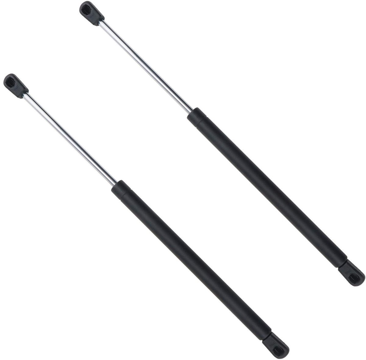 Dailygoody - Achterklep Kofferbak Gas Struts - 2x Ondersteuning - Zwart en zilver - 450N Kracht - Compatibel met Hyundai i20 2008-2015
