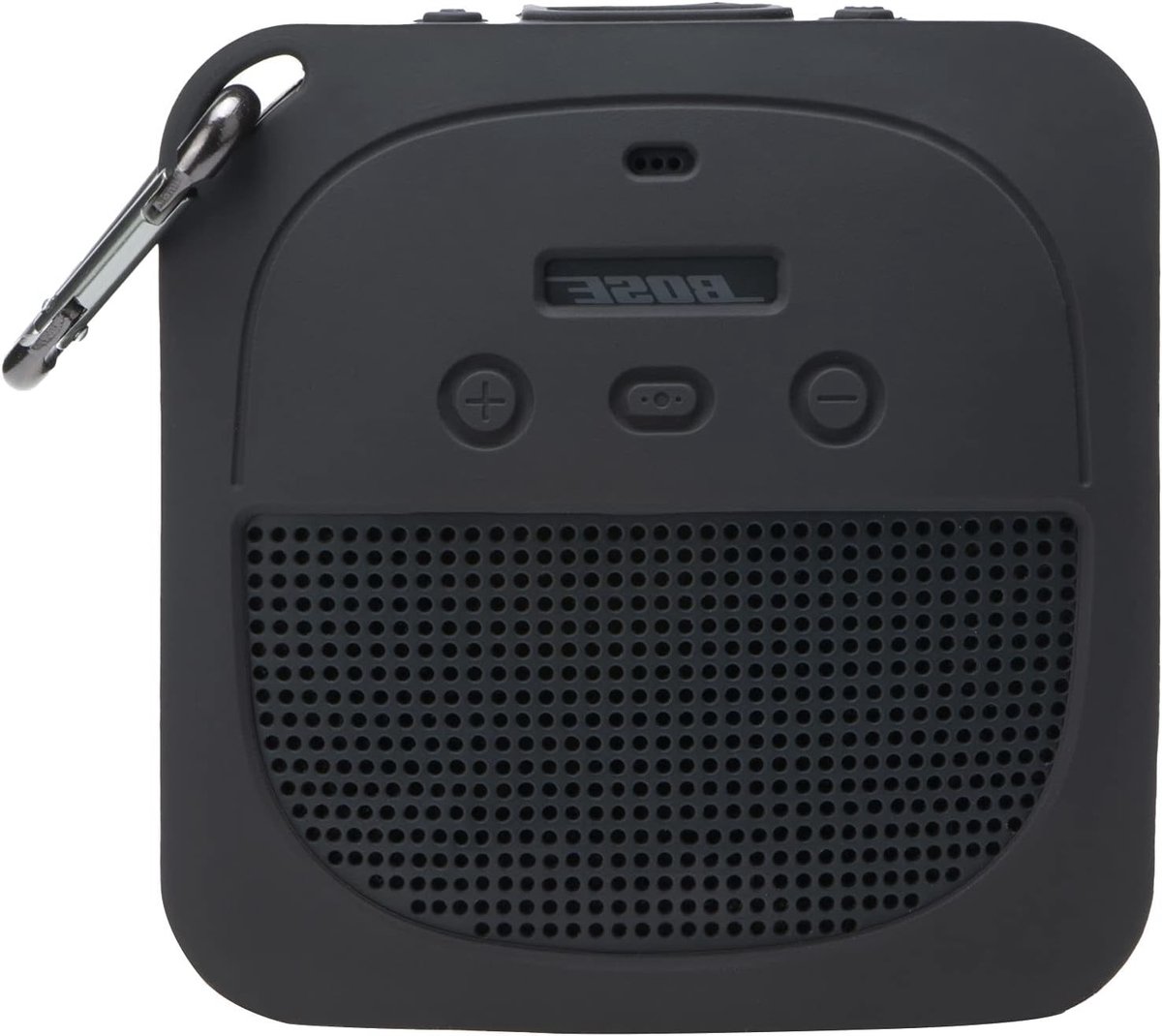 Siliconen hoes voor Bluetooth speaker, beschermende tas voor SoundLink Micro, zwart en duurzaam