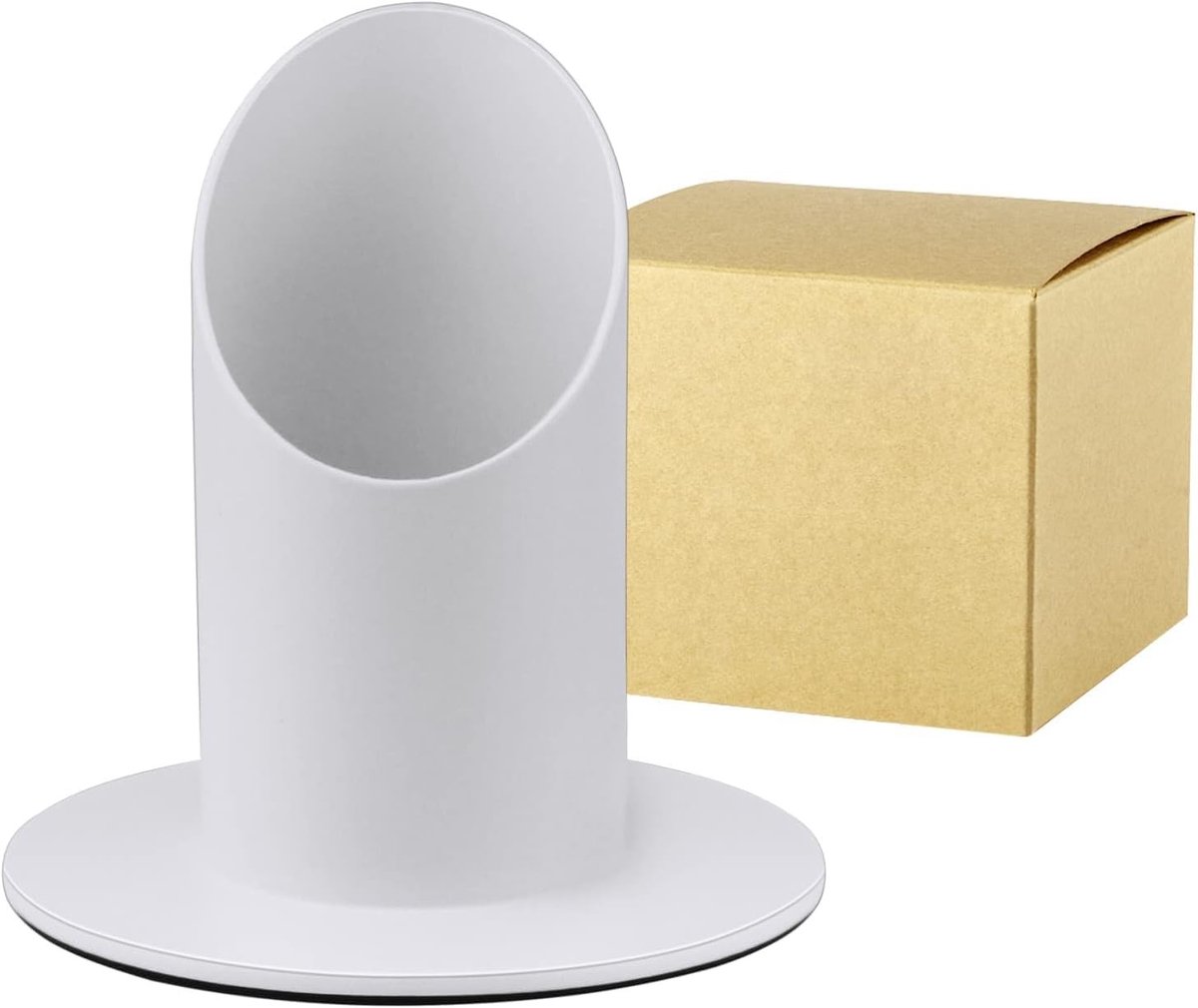 Kandelaar van metaal voor bar- en communiecandles, 4 cm hoogte, ideaal voor doop- en ceremoniecandles