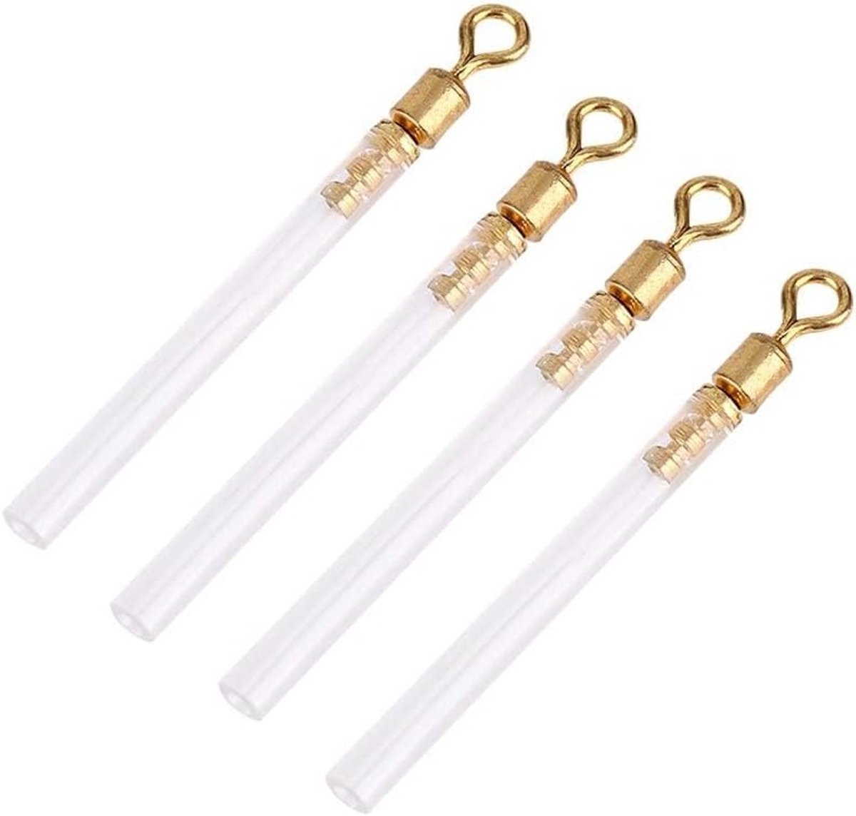 50 Stuks Float Waggler Adapters, Vissers Swivels met Buizen, Accessoires voor Vissen en Drijvers