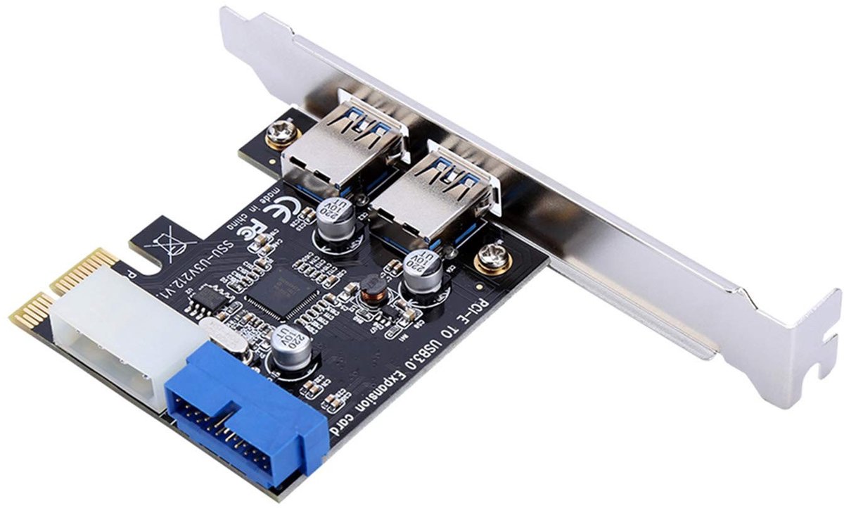Dailygoods - Dailygoody - PCIe Naar USB3.0-uitbreidingskaartadapter - Interne Componenten - Plug-and-Play - Geschikt voor Elektronische Games - Hoge Gegevensoverdr...