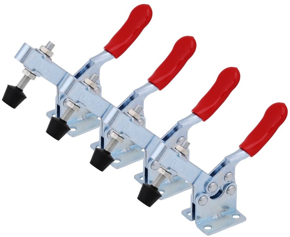 Dailygoods - 4-delige Snelspanner met Handgreep Capaciteit van 90 Kg