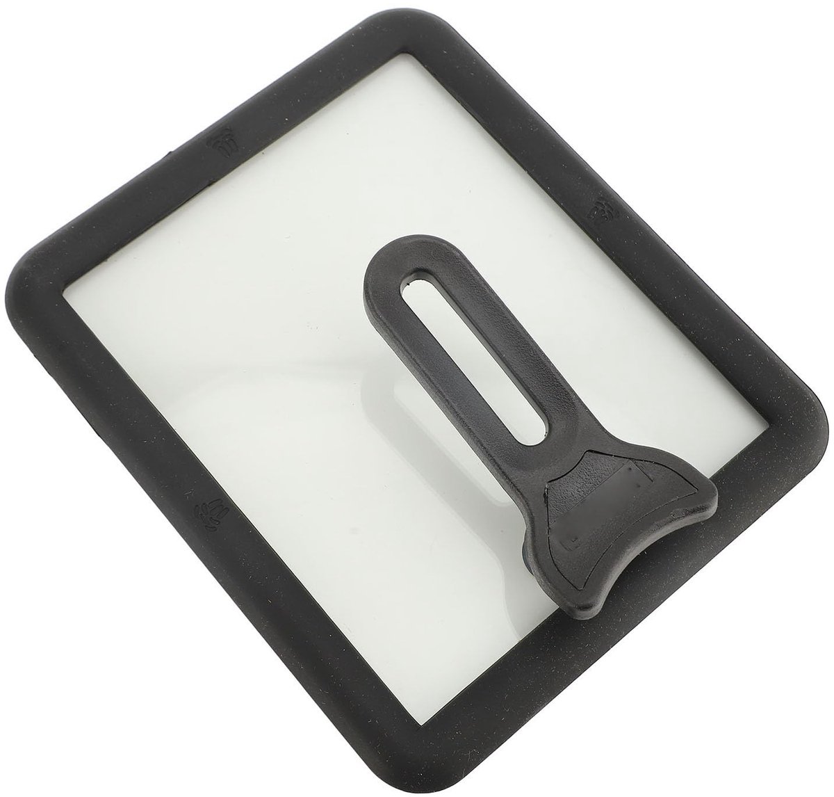 Dailygoods - Dailygoody - Verdikte Omeletpanafdekking - Glazen Deksel - Universele Maat 15x18cm - Transparant en Zichtbaar - Vervangend Pannendeksel - Geschikt voo