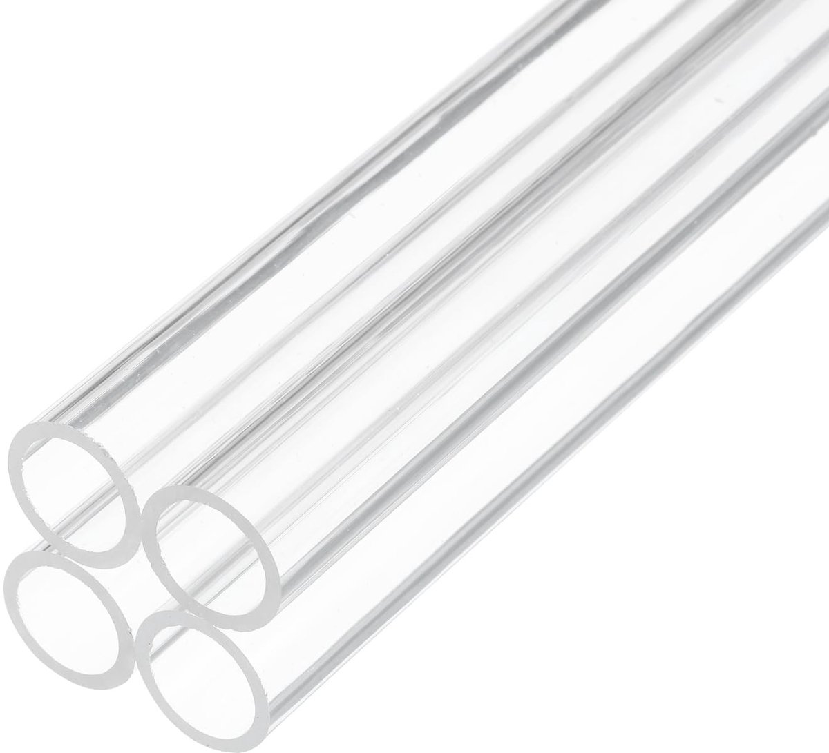 Dailygoods - Transparante Acryl Buis voor Sanitair en Doe-Het-Zelf - 10 Inch
