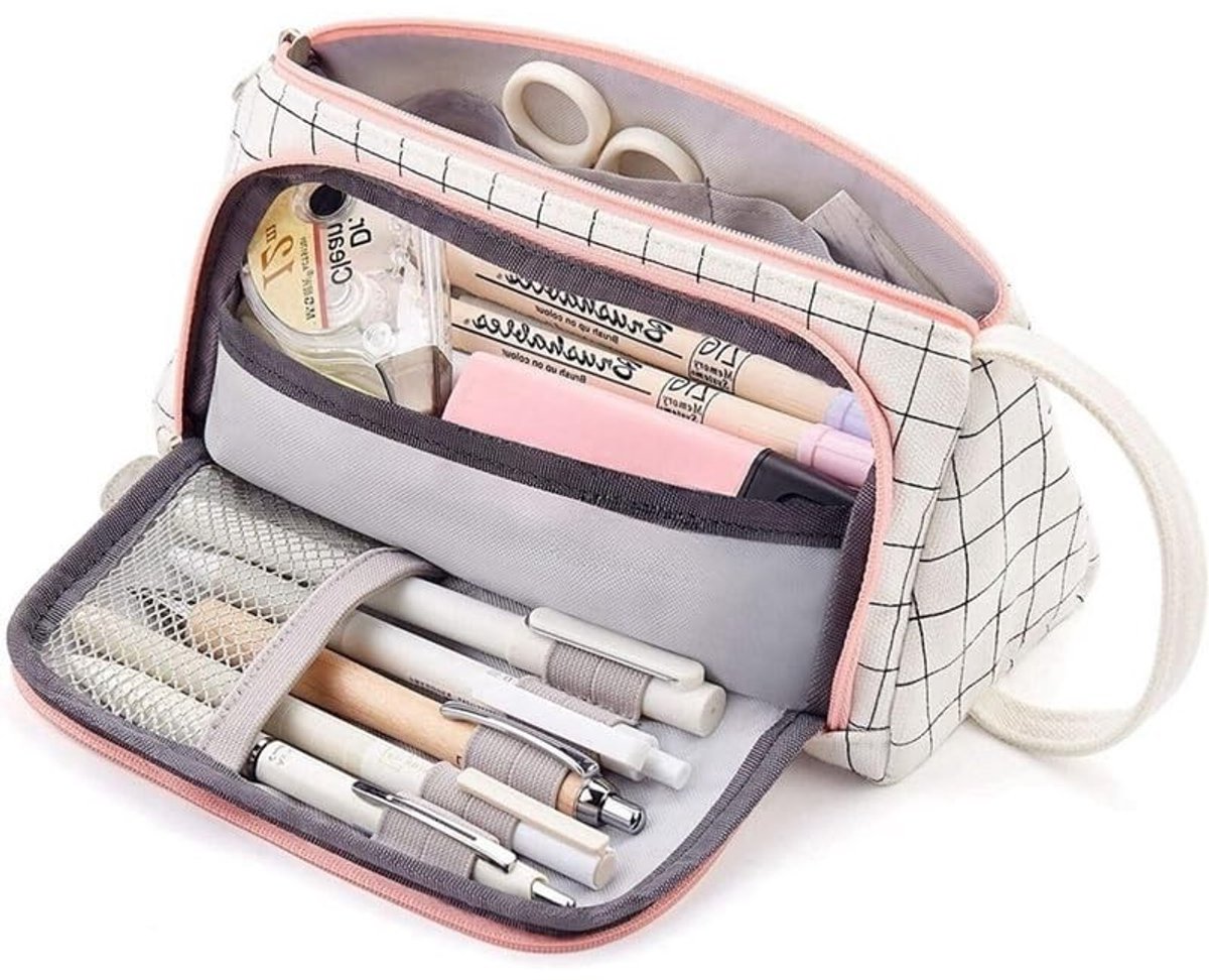 Dailygoods - Dailygoody - Makeup Bag - Organizer - Waterproof - Zwart - Make-up Tas - Vouwbaar en ruim - Geschikt voor reizen - Handige compartimenten