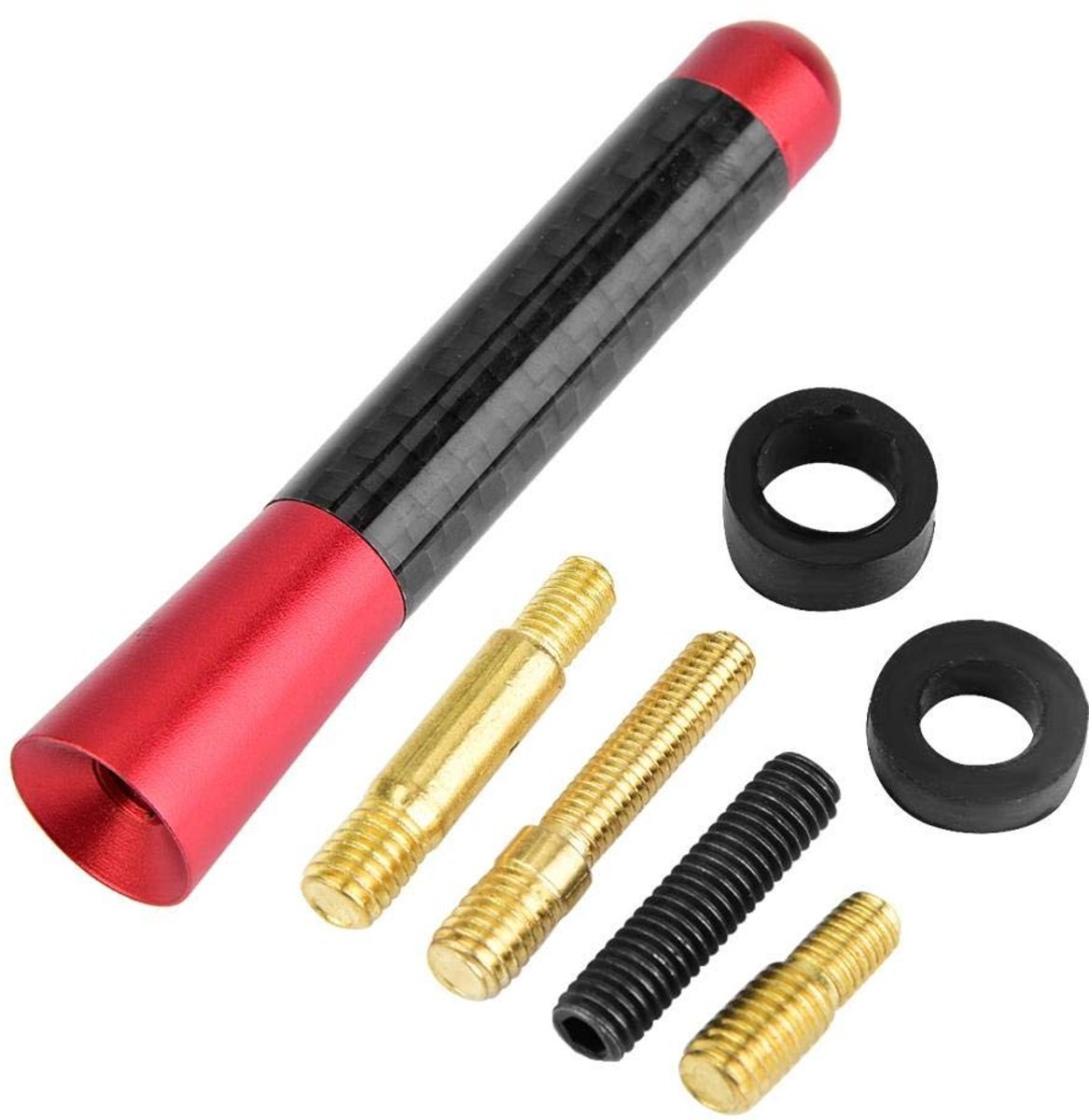 Dailygoods - Dailygoody - Car Aerial Picanto - Universele Radioantenne - Compact ontwerp - Koolstofvezel - Geschikt voor de meeste voertuigen - Hoogwaardige vervan