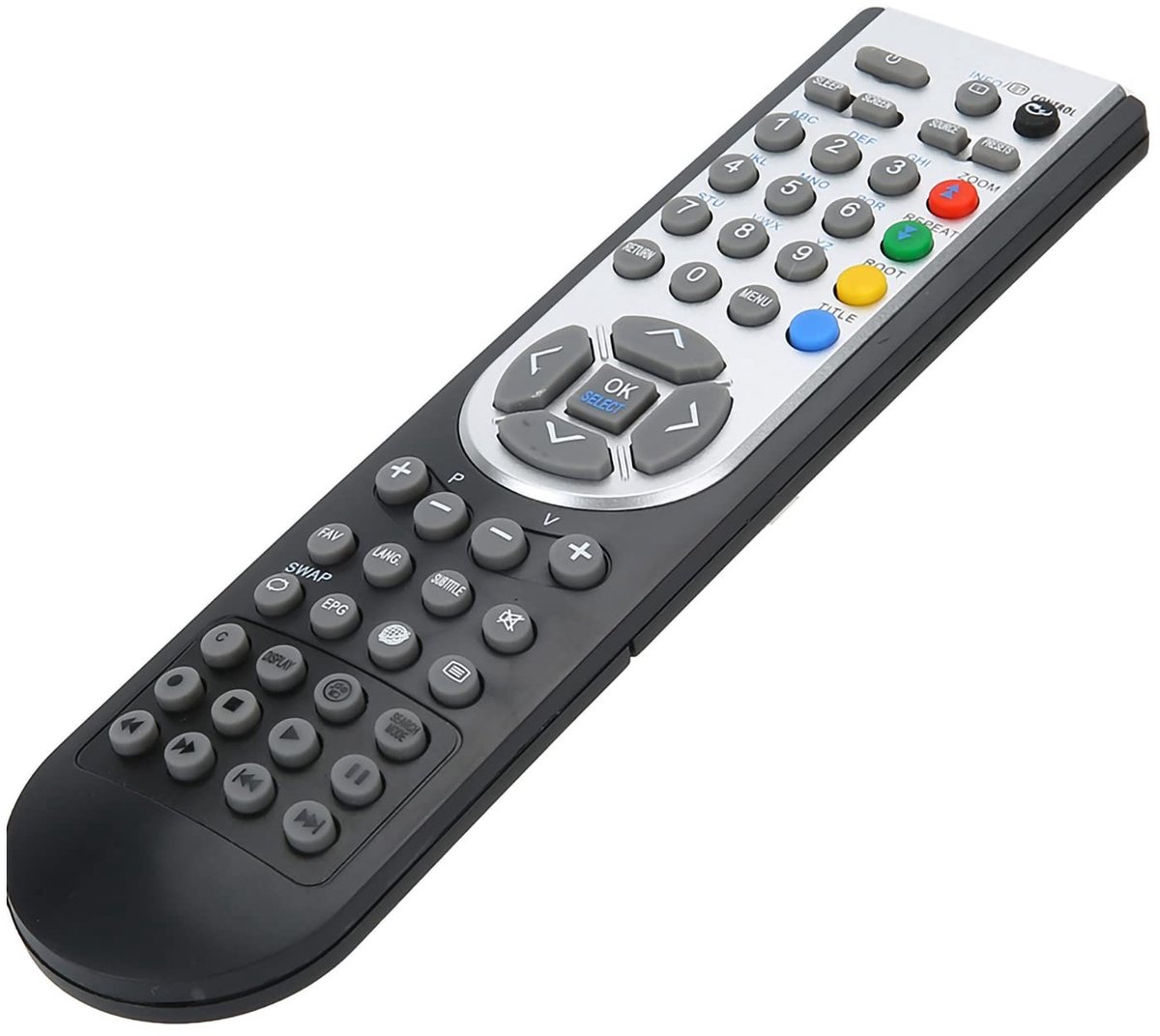 Dailygoods - Dailygoody - Directe vervanging TV Remote Control - Slijtvast en duurzaam - Handige afstandsbediening - 10 meter bereik - Geschikt voor diverse T