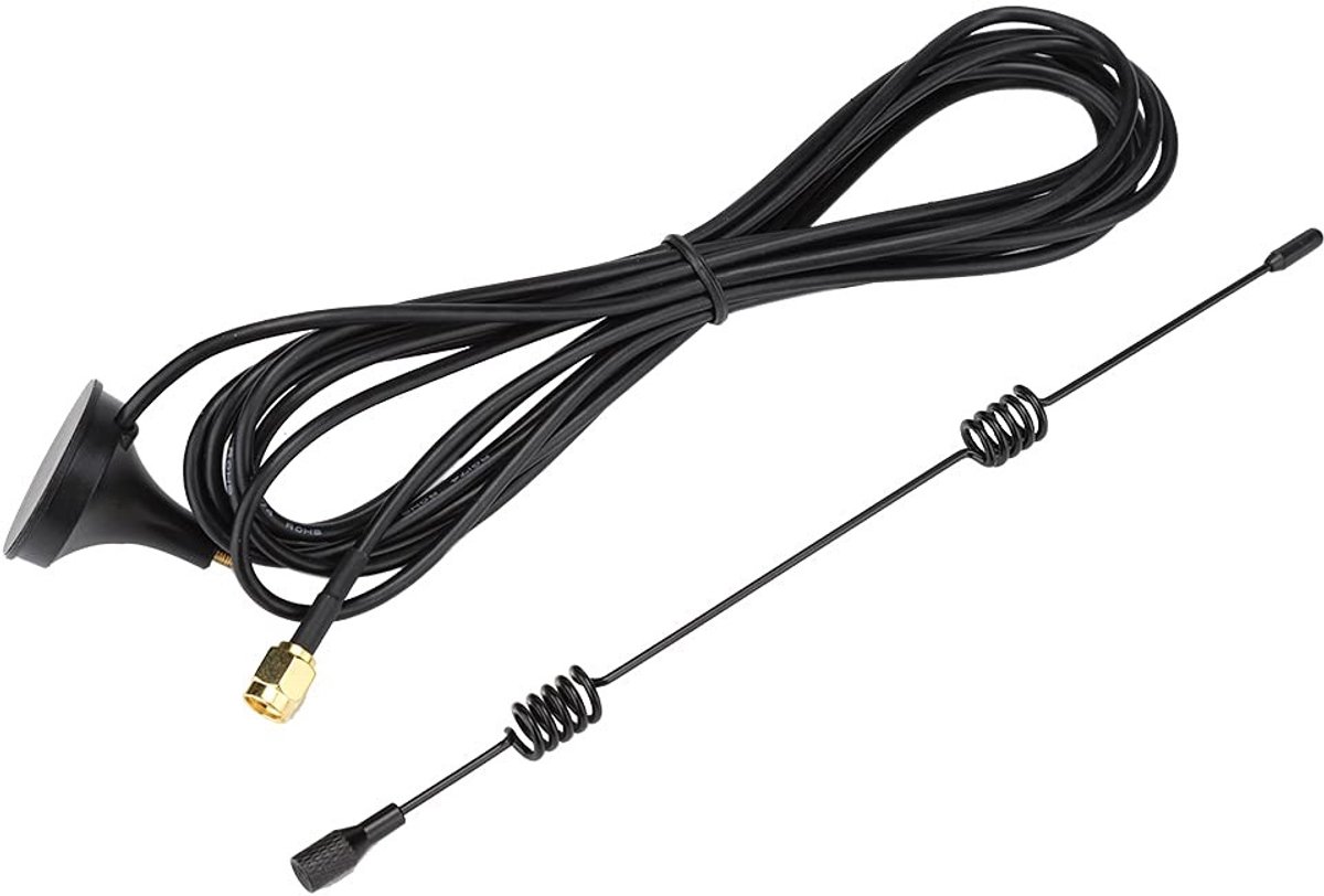 Dailygoods - Dailygoody - 2,4 Ghz Wifi-antenne - Hoge Versterking - Magnetische Basis - 8dbi - Geschikt voor Zigbee WiFi Module - 10 meter lang