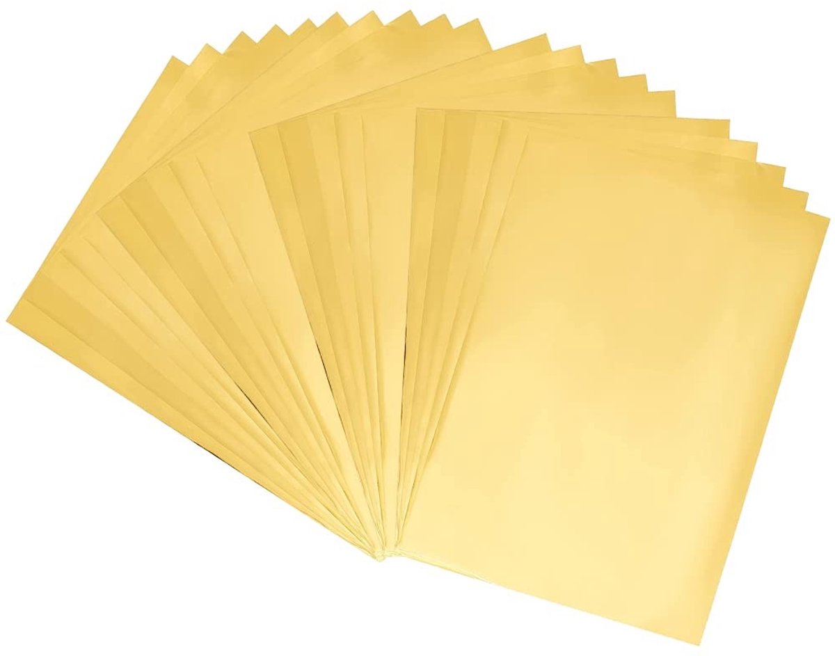 Dailygoods - Dailygoody - Thermisch Transferpapier - DIY Creativiteit - Goud - Handwerk Papier - Geschikt voor Laserprinter en Lamineerapparaat
