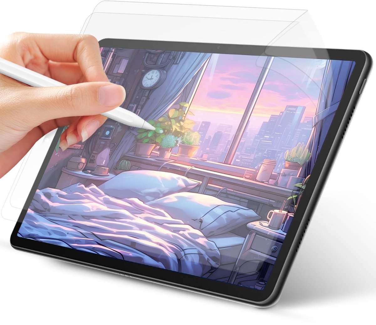 Dailygoody - Papiergevoel beschermfolie - Matte papierfolie - Anti-vingerafdruk - Geschikt voor iPad Pro 11 inch M4 (2024) - 2 stuks