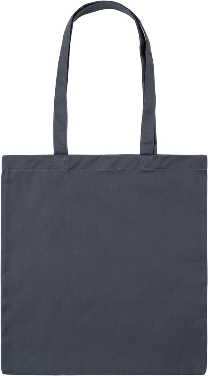 Duurzame katoenen tas 38 x 42 cm 220 g/m2 - Ideaal als handtas, boodschappentas en milieuvriendelijke tas