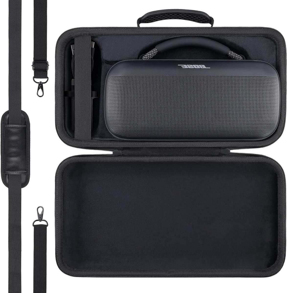 Duurzame en Waterdichte Hard Travel Case voor Draagbare Bluetooth Speakers en Accessoires