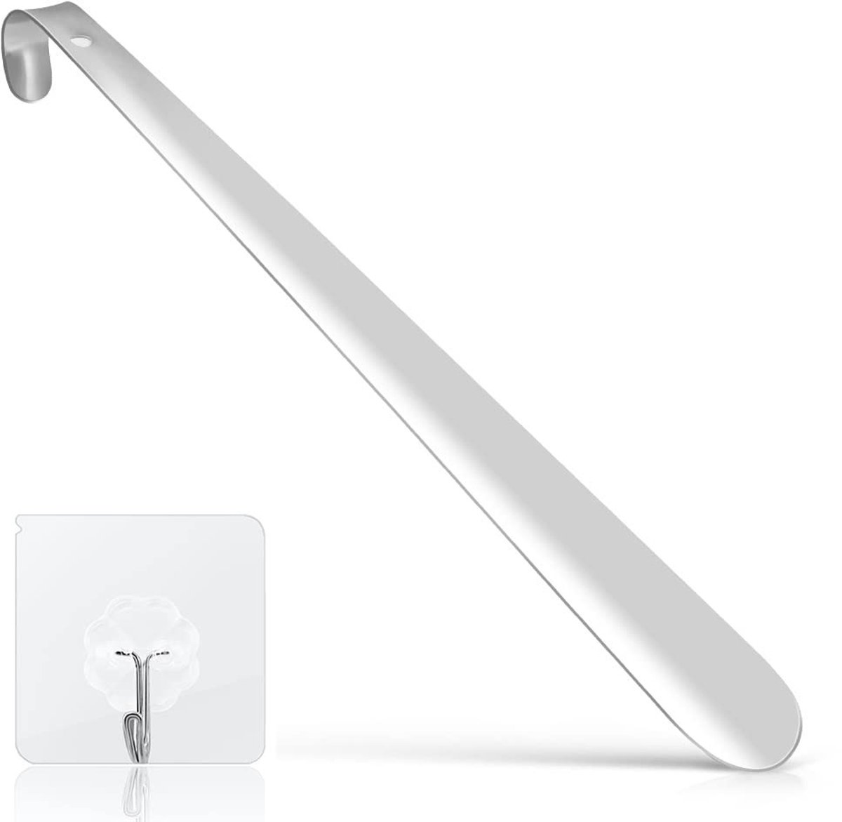 Dailygoods - Dailygoody - Schoenlepel - Roestvrij staal - Ergonomisch design - Lang en klein - Gebruiksvriendelijk - Ideaal voor schoenen en laarzen