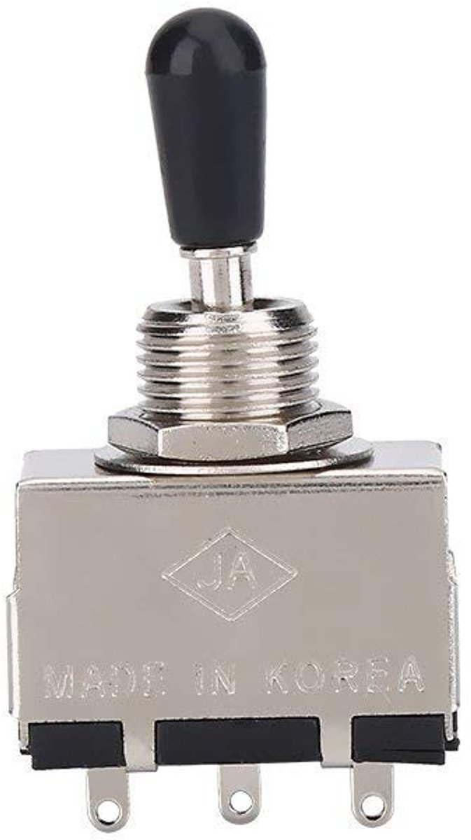 Dailygoods - Dailygoody - Guitar Toggle Switch - 3-Weg Schakelaar - Duurzaam - Compact - Pickup Selector - Voor Elektrische Gitaar - Geschikt voor LP Stijl