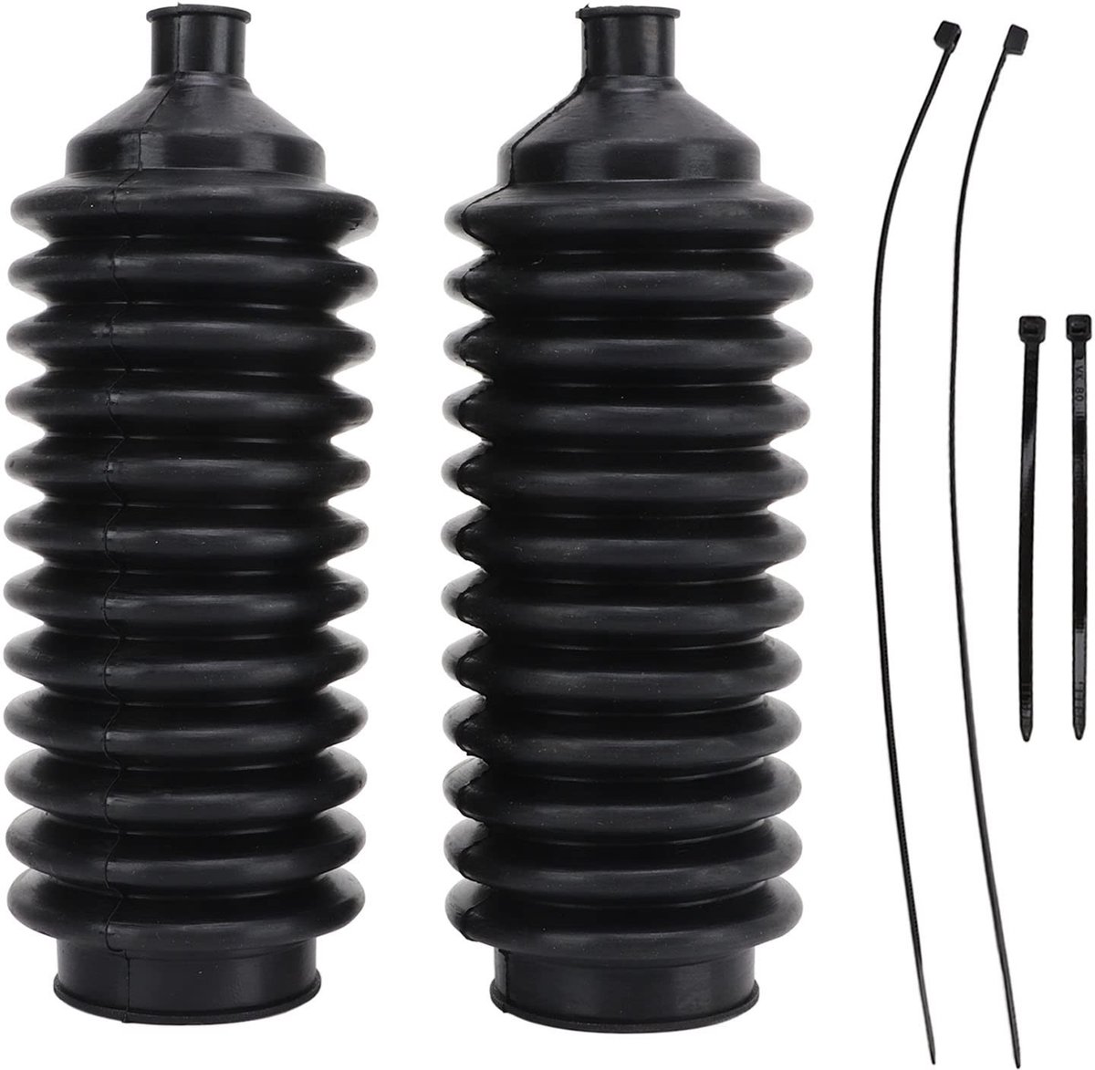 Dailygoods - Dailygoody - Stuurbekrachtiging Rack Boots - Vervangingsrubber - Premium Kwaliteit - 2 Stuks - Voor Autostuursysteem - Geschikt voor VT VX VY VZ WH WK