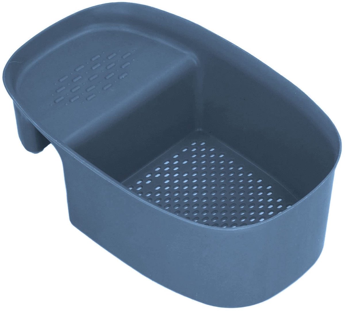 Dailygoody - Fruitafvoermand - Gootsteenvergiet - Huishoudelijk - Blauw - Groente en fruit - Afvoermand - Geschikt voor keuken - Zadelvormig