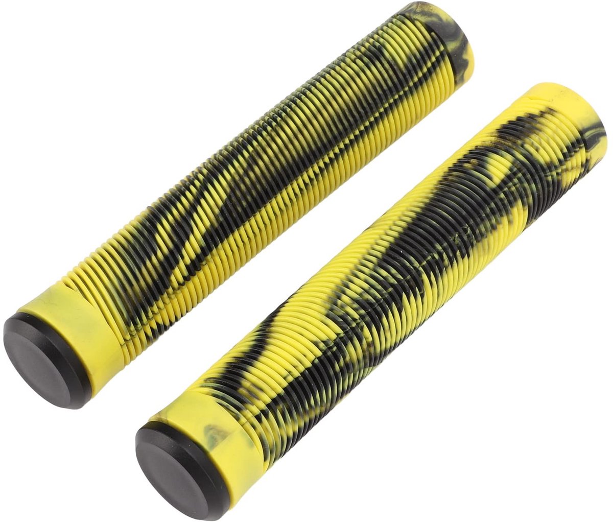 Dailygoody - Fietsstuurgrepen - Ergonomisch - Comfortabel en Antislip - Geel - Lichtgewicht en Zacht - Perfect voor Fietsen - 16 cm