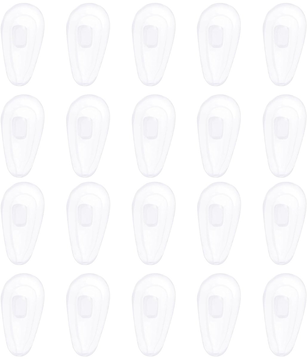 Dailygoods - 10 Paar Siliconen Neuspads voor Zonnebrillen